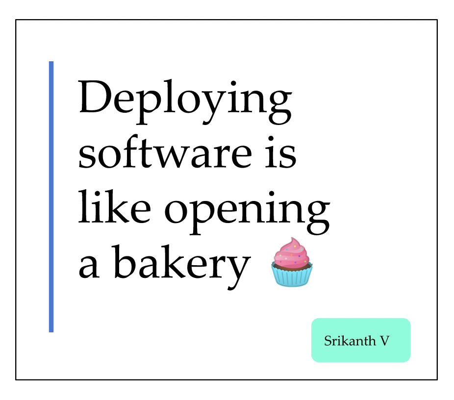 Explaining software with analogy of bakery 🧁