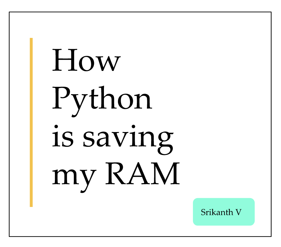 how python saves memory by string interning